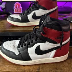 Jordan 1 Black Toe Reimagined Size 9