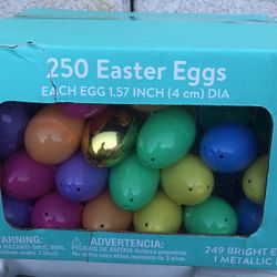 Plastic Easter Eggs $4 A Box