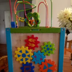Activity Cube,Wodden Toy, Multifunction Educational Toy