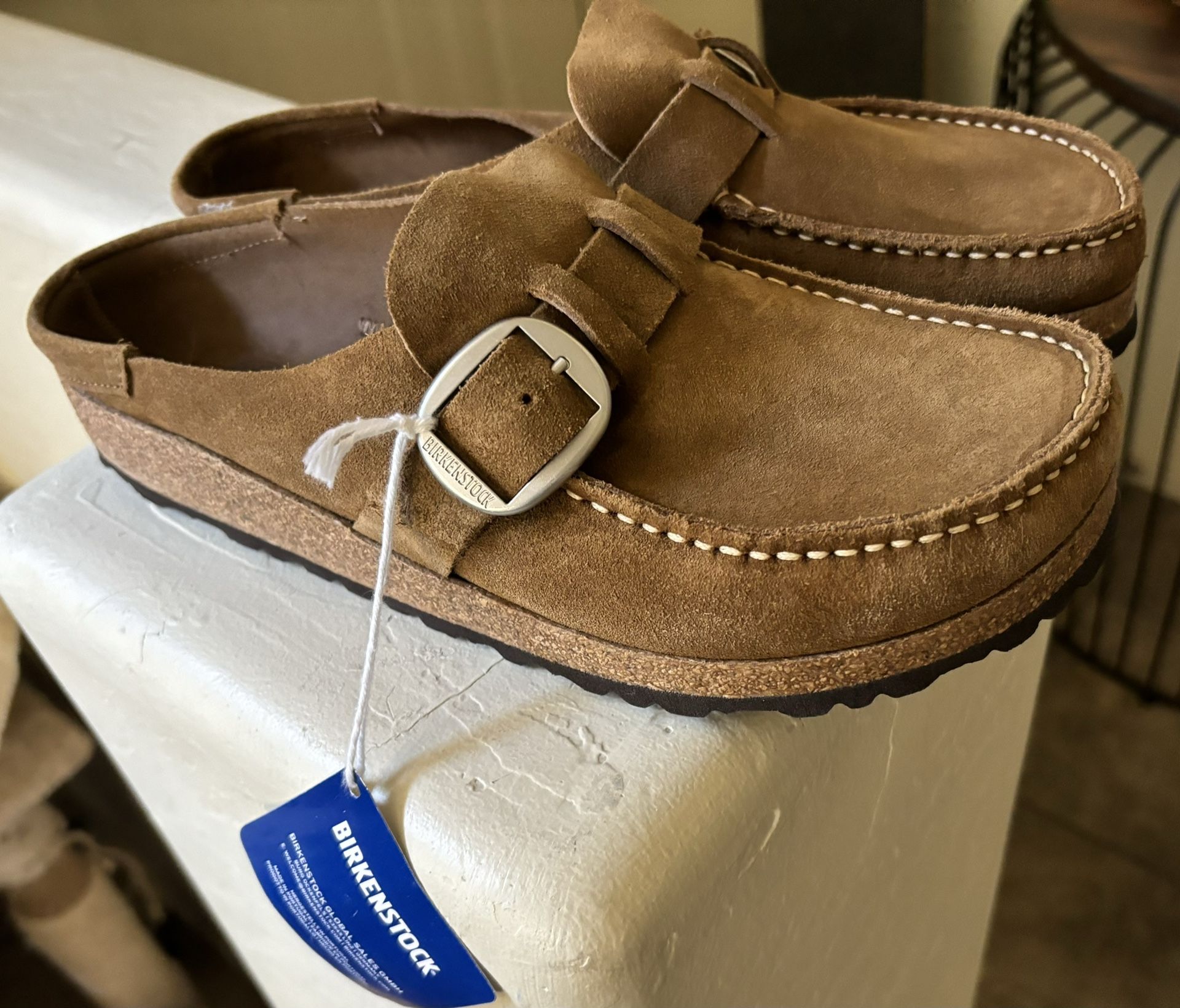Birkenstock Suede Buckley Ring Buckle