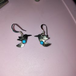Navajo Dangle Bird Earrings