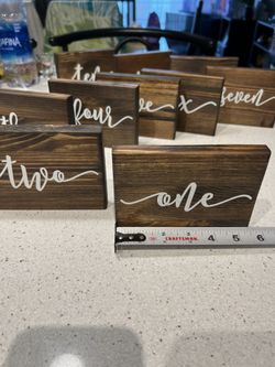 Double Sided Table Numbers