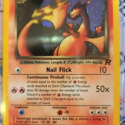 Dark Charizard Holographic Pokemon Card