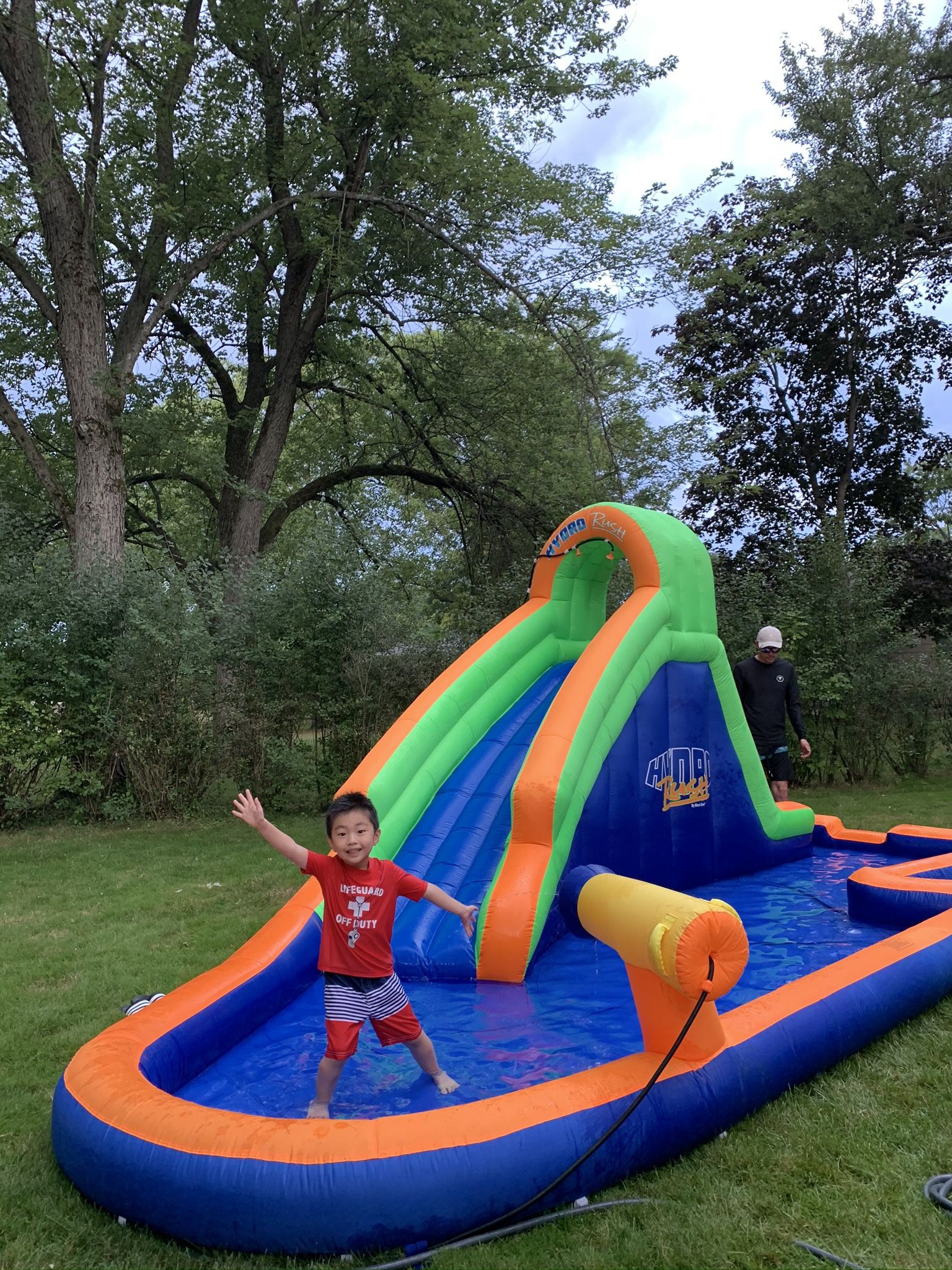 Inflatable Water Slide and Pool For Kids