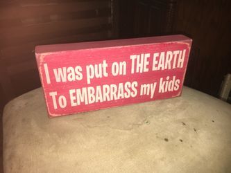 Home decor cute wood sign