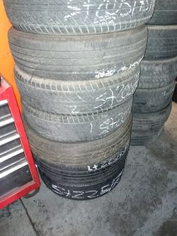 Used trailer tires