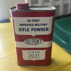 DuPont powder tin