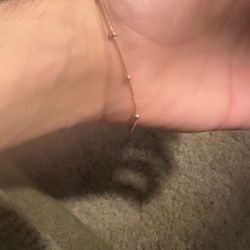 14k Gold Bead Bracelet 