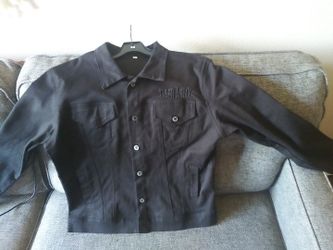 Tiger Army Black denim jacket XL