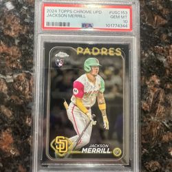 Jackson Merrill Rookie PSA 10