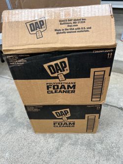 2 cases polyurethane FOAM cleaner asking $ 50 for  case
