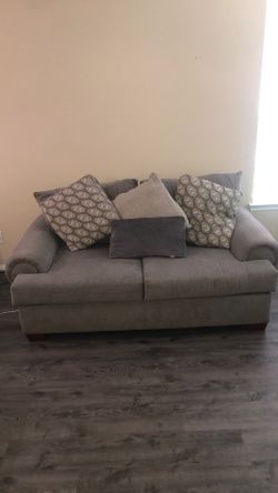 Gray Living Room Couch Set
