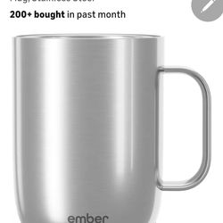 Ember Mug 2, 14 oz, Temperature Control Smart Mug, Stainless Steel