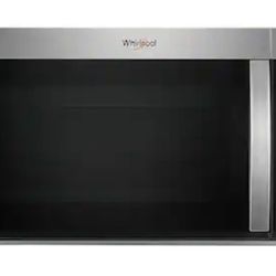 Whirlpool 30 in. 1.7 cu. ft. 1000W Over-the-Range Microwave with 300 CFM - Fingerprint Resistant Stainless