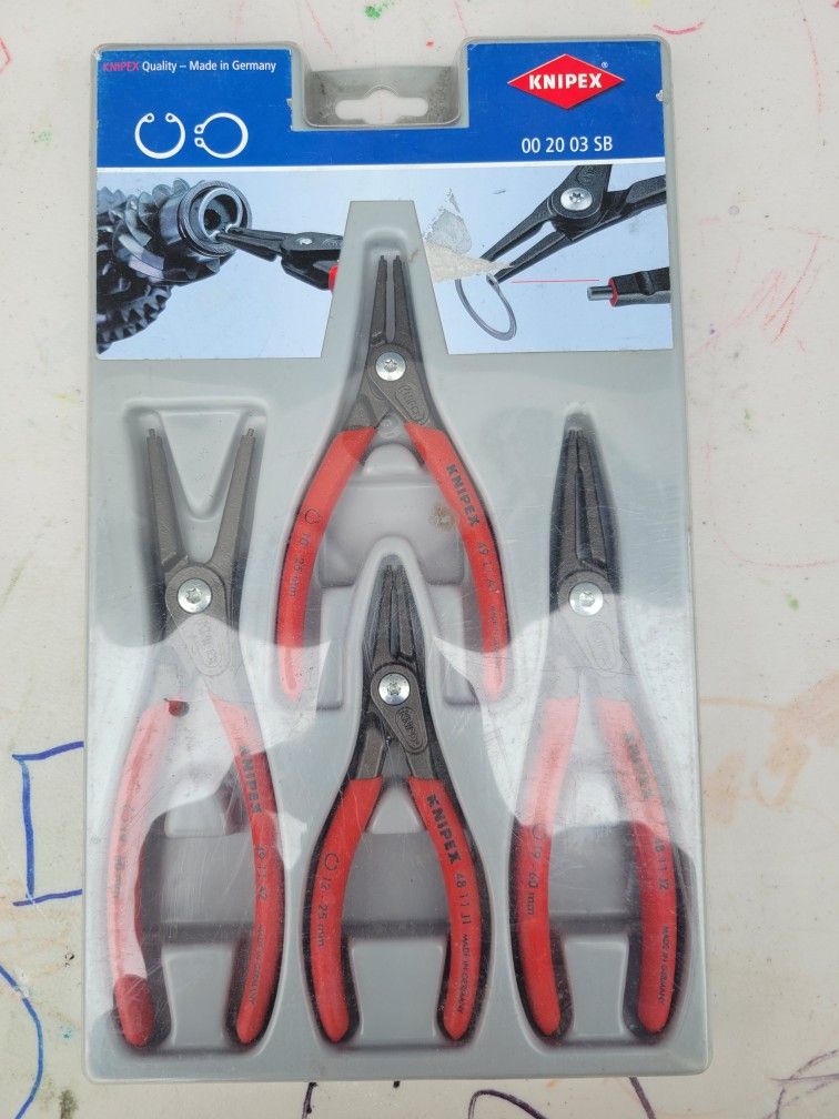 Knipex Snap Ring Pliers (4 Piece)