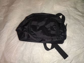 Black Lightweight Nylon Sling Pack