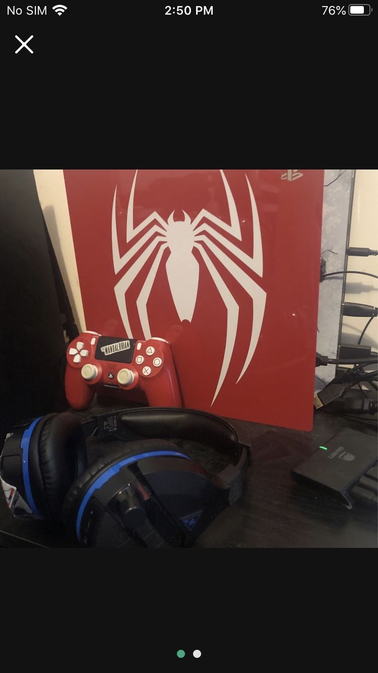 Spiderman Ps4 Pro Console