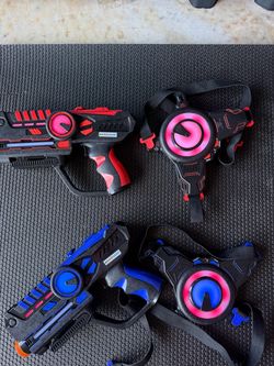 Laser Tag/Darts/Ping Pong (2 player games)