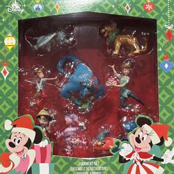 Disney Mickey And Minnie Ornament Set