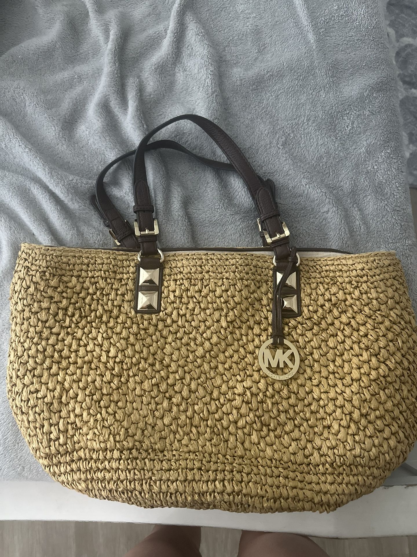 MK Straw Bag