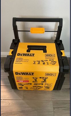 Brand New 20-Volt MAX Cordless Combo Kit (7-Tool) with ToughSystem Case, (1) 20-Volt 4.0Ah Battery & (2) 20-Volt 2.0Ah Batteries