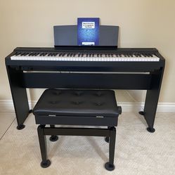 Yamaha Digital Piano P125 with Adjustable Piano Bench