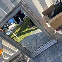 35x24” Framed mirror