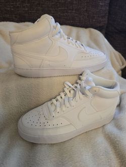 Nike White Mid-Top Sneakers