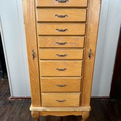 Antique Jewelry Armoire 