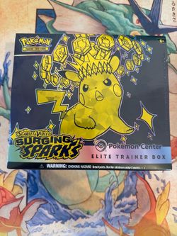 Surging Sparks Pokemon Center ETB