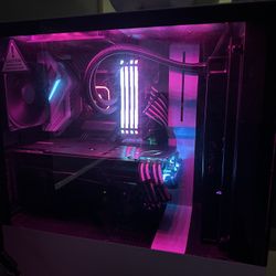 Custom built gaming Pc White Case 