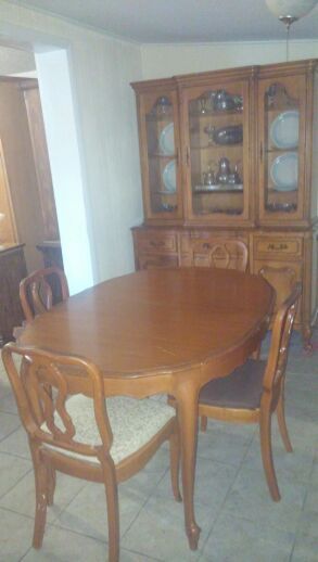 Gorgeous French Provincial Dining Room Suite