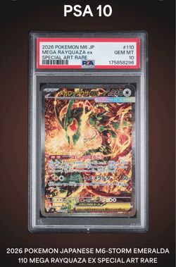 Mega Rayquaza Pokemon PSA 10