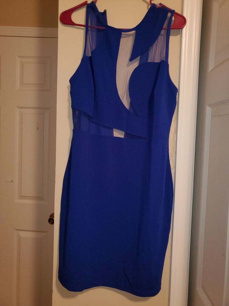 Fashion Nova Blue Dress XL