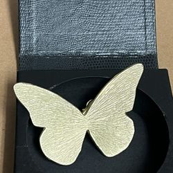 Neiman Marcus Gold-Tone Butterfly Brooch
