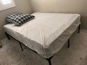 Full size mattress with medal frame