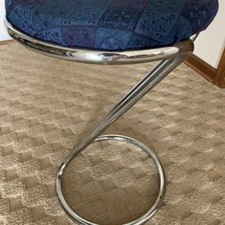 Vintage Chrome Stool