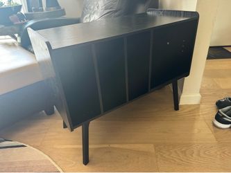 Midcentury Style Record Player Console