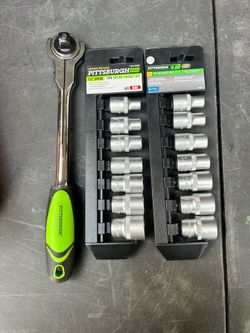 Pittsburgh Drive Ratchet and Socket sets