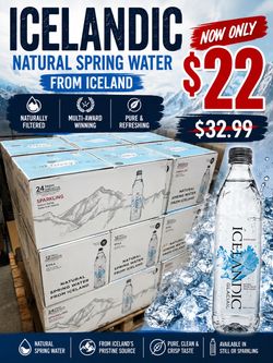 Icelandic Glacial Natural Spring Water Cases