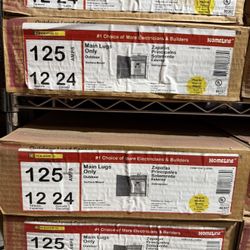 Square D 125 Amo 120-240v 12/24 Space Outdoor New 