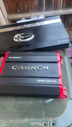 2000watts crunch amp
