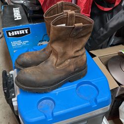 Wolverine Work Boots Size 12 Wide Steel Toe 