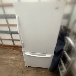 Bottom Freezer 2 Door White Fridge