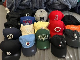 Hat/ Beanie Lot - Fitted Size 7 1/8 and Adjustable
