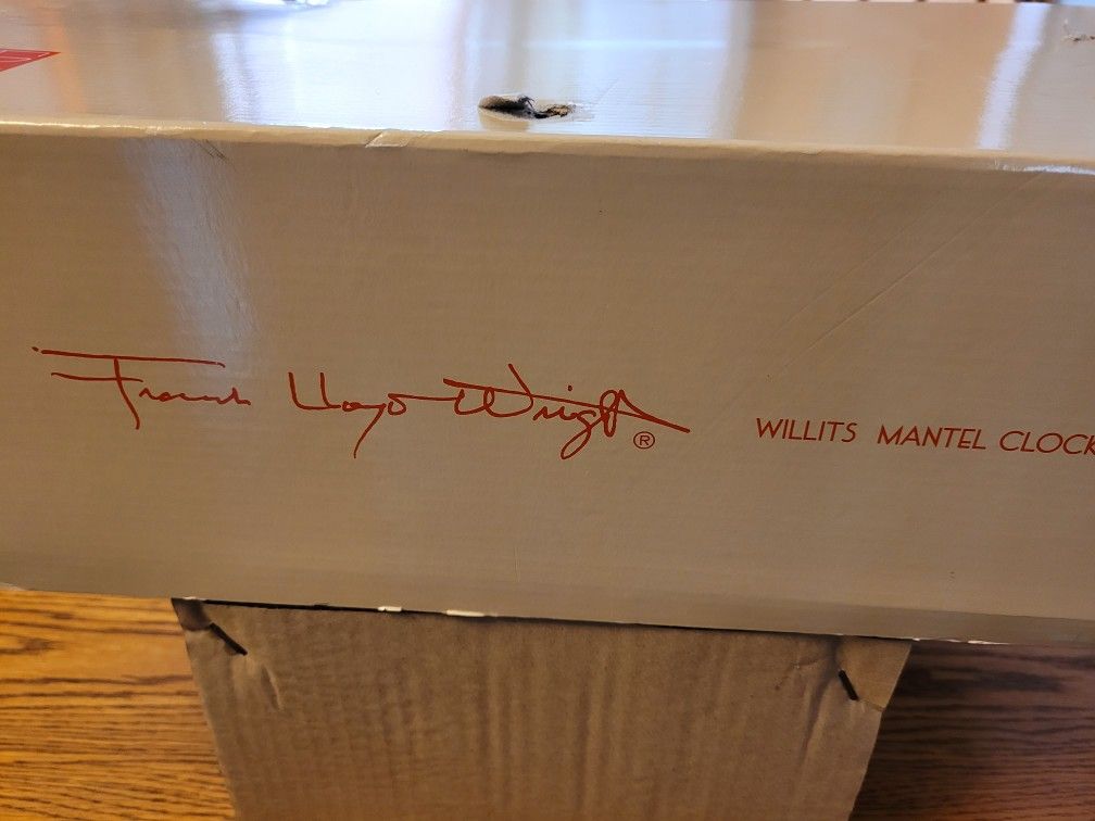 Collectible Floyd Lloyd Wright Mantel Clock