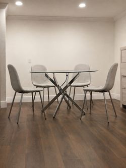 Dining table with 4 chairs
