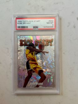 1998 Topps Kick Start Kobe Bryant #KS2 PSA 8