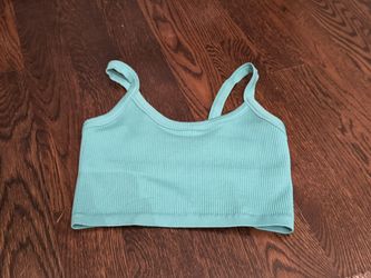 NWOT Turquoise Crop, Small 