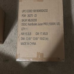 NutriBullet Pro juicer 